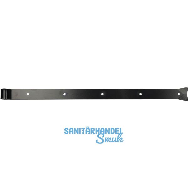 Langb�nder einseitig gerollt, ohne Kegel, 900x45x8mm, inkl. Schraubenset,schwarz