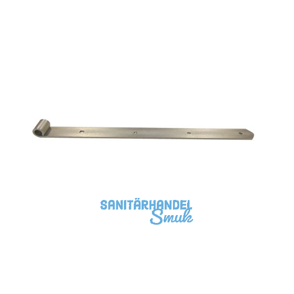 Langb�nder einseitig gerollt, ohne Kegel, 700 x 45 x 5 mm, Edelstahl-Effekt