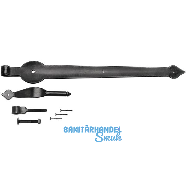 T�rlangband KREMS 2317, 500 mm, Eisen verzinkt, alt geb�rstet