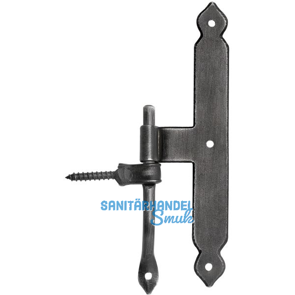 Fenstermittelband Krems, Eisen schwarz verzinkt, alt geb�rstet*