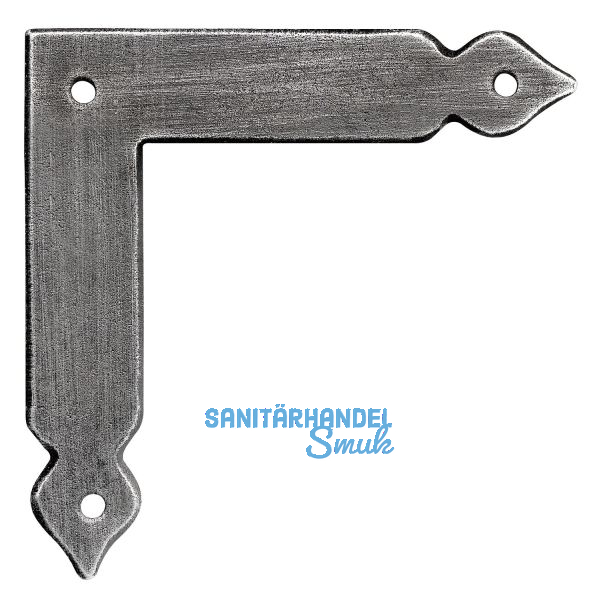 Fensterwinkel Krems, Eisen schwarz verzinkt, alt geb�rstet*