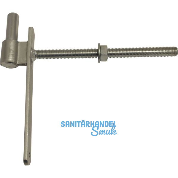 Durchschraubkegel 18 mm, M 14 x 195 mm, Edelstahl-Effekt