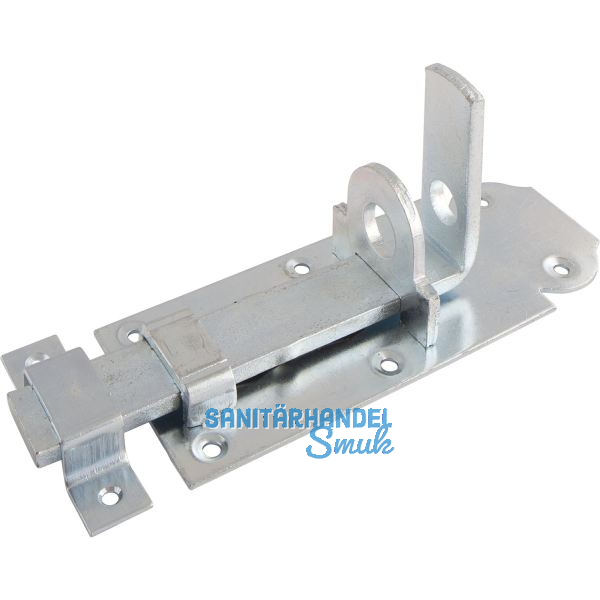 Querriegel gerade mit Schlaufe, Platte 140 x 55 mm, verzinkt