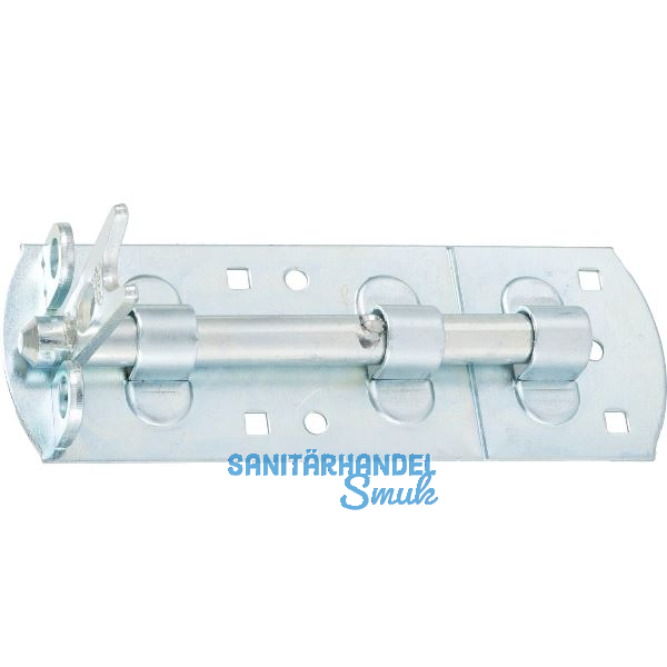 Querriegel gerade mit Schlaufe,abschlie�bar,180 x 60mm,verzinkt