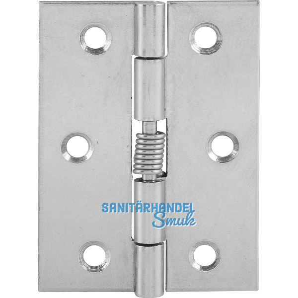 Federscharnier 60 x 45 x 1,5 mm, Edelstahl