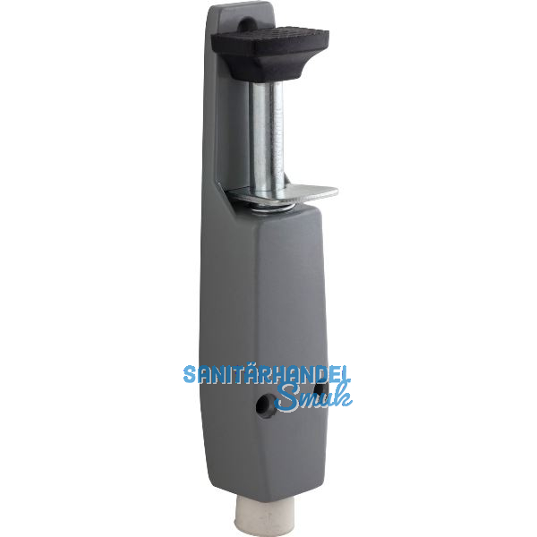 DENI T�rfeststeller 3834 Hub 30 mm, 40x190 mm, Zinkdruckguss silberf�rbig