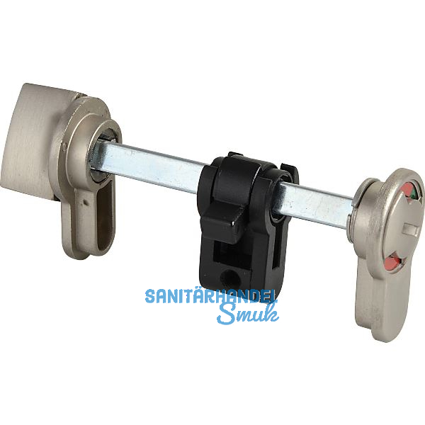 DENI WC-Beschlag/Einsatz zum Nachr�sten f�r Glast�rbeschl�ge,verstellbar 32-40mm