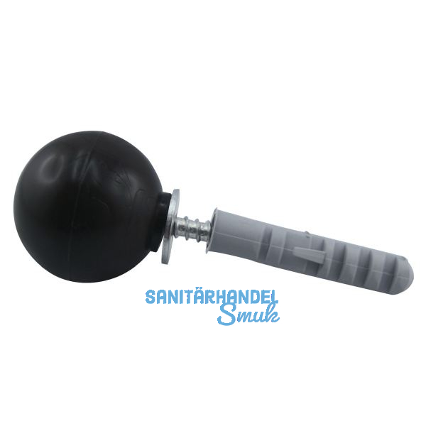 IBFM T�rpuffer - Kugelform Kunststoff schwarz