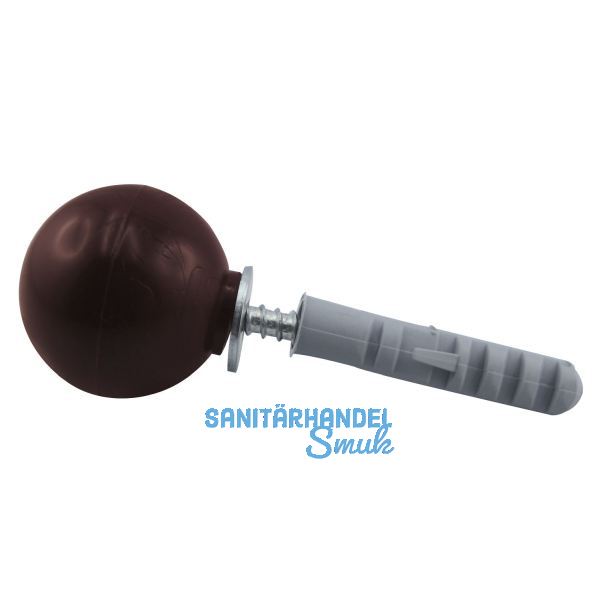 IBFM T�rpuffer - Kugelform Kunststoff braun