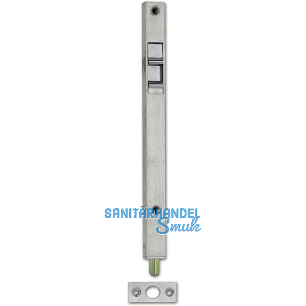 T�rkantriegel U-Geh�use mit Griffschieber 400 x 24 x 15 mm, Hub 25, verzinkt