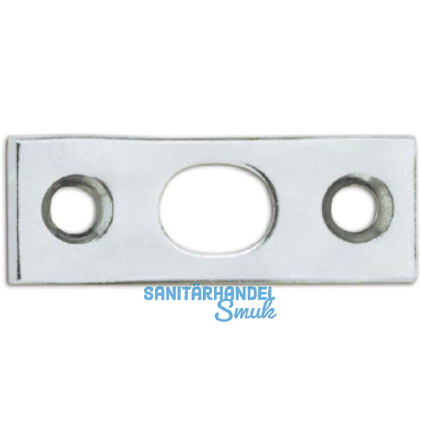 T�rkantriegel-Schliessblech, 40 x 15 x 2 mm, Edelstahl