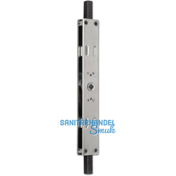 Tortreibriegel mit Totpunktstellung, rechts, Kasten 330 x 48 x 23 mm, verzinkt