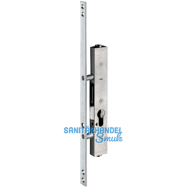 Einbauriegel sperrbar PZ ohne Riegel, DM 35, Stulp 360 x 16 x 3 mm, verzinkt