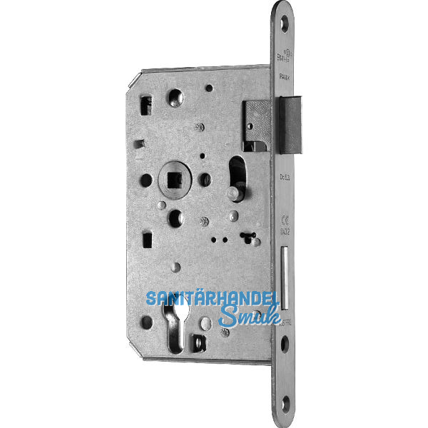 BMH Fluchtt�rhauptschloss 1022, 1-flg. Funktion B einw�rts,links,DM65,Edelstahl