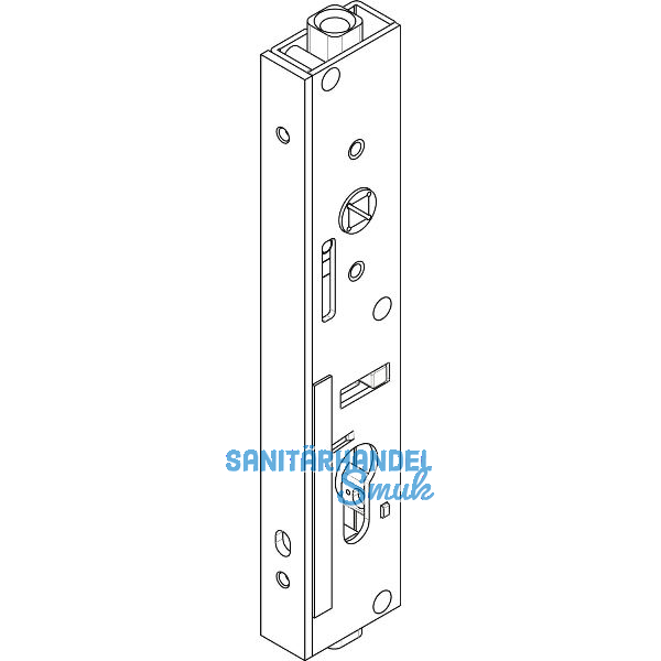 Einbauriegel sperrbar PZ ohne Riegel, DM 21 ,Stahl verzinkt