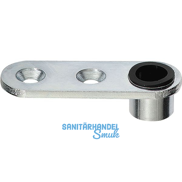 BKS Stangenf�hrungsplatte f�r Rundstange � 10 mm, Stahl verzinkt