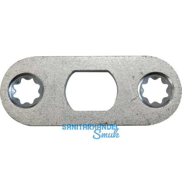 BKS Stangenschlie�blech 52 x 20 x 3 mm rund, Stahl verzinkt