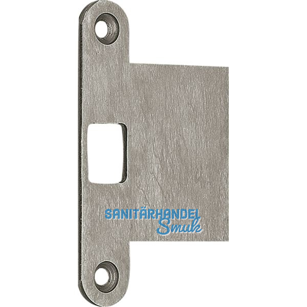 BKS Schlie�blech f�r Schnappriegel 1795 flach mit Lappen 100 x 62,5mm,Edelstahl