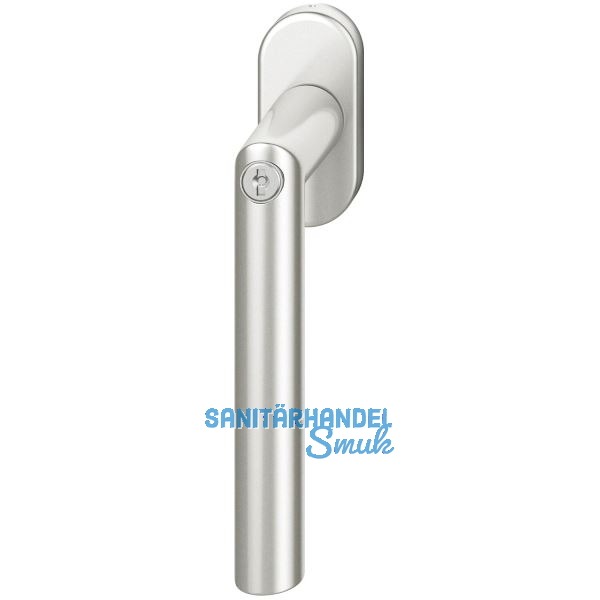 FSB Fenstergriff 34 1076 81415 abschlie�bar ovale Rosette, Aluminium silber