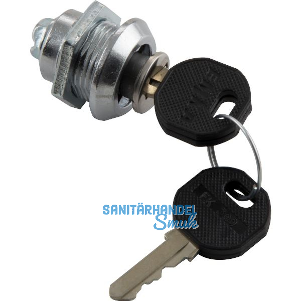 Blechmontagezylinder, 20mm, gleichsperrend Sperre EK 444,Zinkdruckguss verchromt