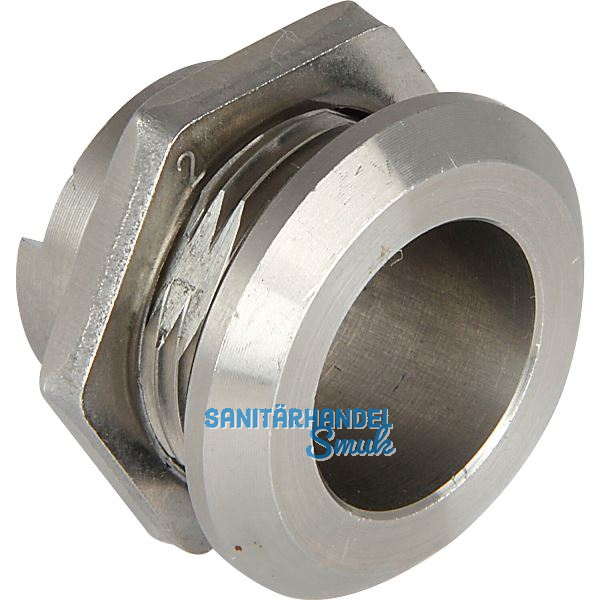 Blechmontagezylinder Geh�use ohne Einsatz, 28 x 22 mm, Edelstahl