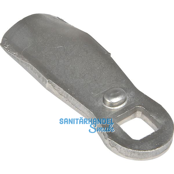 Sperrnase gerade f�r Blechmontagezylinder, 45 x 19 mm, Ma� H 18 mm, Edelstahl