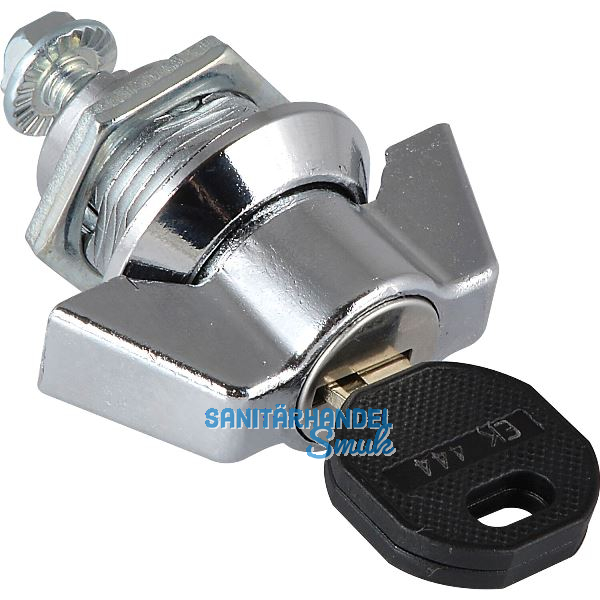 Knebel-Vorreiber gleichsperrend Sperre EK 444, Zinkdruckguss verchromt