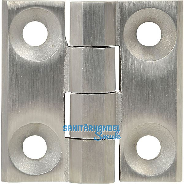 Schaltschrankscharnier 40 x 40 x 5 mm, Edelstahl