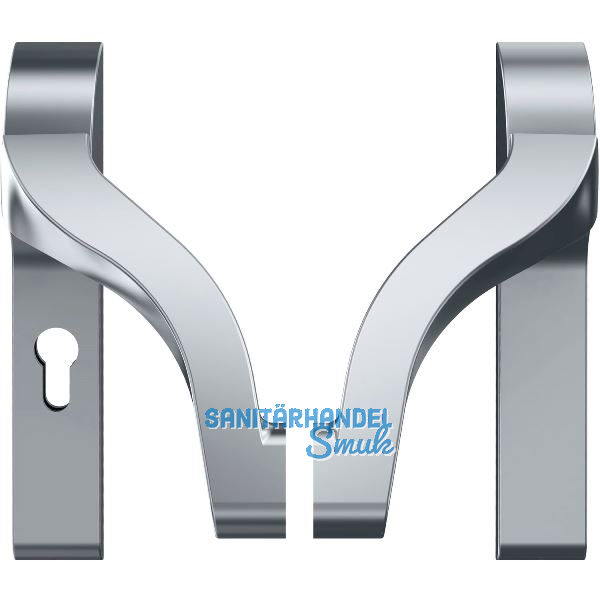 ECO Stangengriff EPN 900 IV PZ 92, 30� Drehwinkel, Alu silber beschichtet