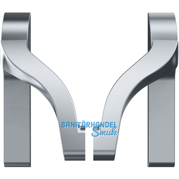 ECO Stangengriff EPN 900 IV UG, 45� Drehwinkel, Alu silber beschichtet