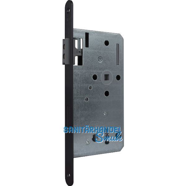 KFV Magnetfallenschloss 116 1/2, BB 72mm, Stulp rund,Edelstahl schwarz lackiert