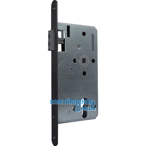 KFV Magnetfallenschloss 116 1/2, PZW 72mm, Stulp rund,Edelstahl schwarz lackiert