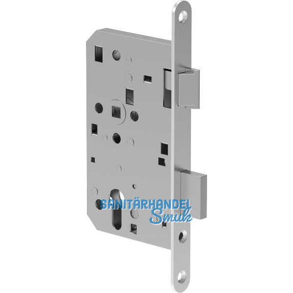 ECO Einstemmschloss GBS 81 PZW, rechts, Dorn 65, Rundstulp 20 mm, Edelstahl