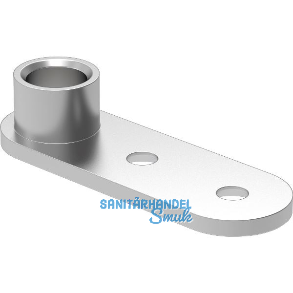 ECO Stangenf�hrung 60 x 20 x 3 mm, f�r Rundstange � 10 mm, Edelstahl