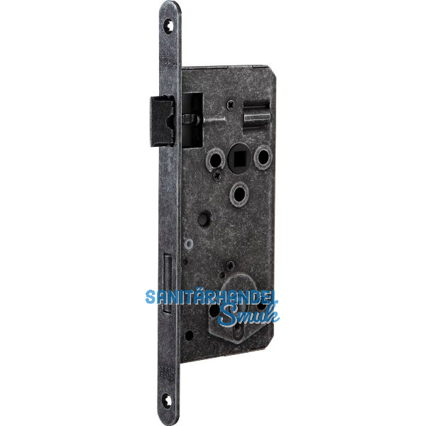 HALC� Einstemmschloss WC, DM 50, Stahl schwarz passiviert beschichtet