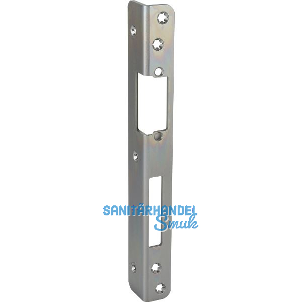 GU Winkelschlie�blech f�r Secury,rechts,Falz 4mm, f�r E-�ffner, Stahl verzinkt