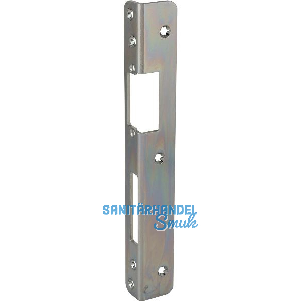 GU Winkelschlie�blech f�r Secury,links,Falz 4mm, f�r E-�ffner, Stahl verzinkt
