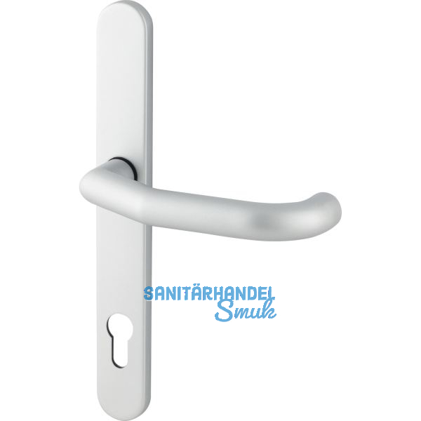 BKS Dr�ckerlochteil gekr�pft - auf Schild PZ 92,f�r au�en,silber eloxiert