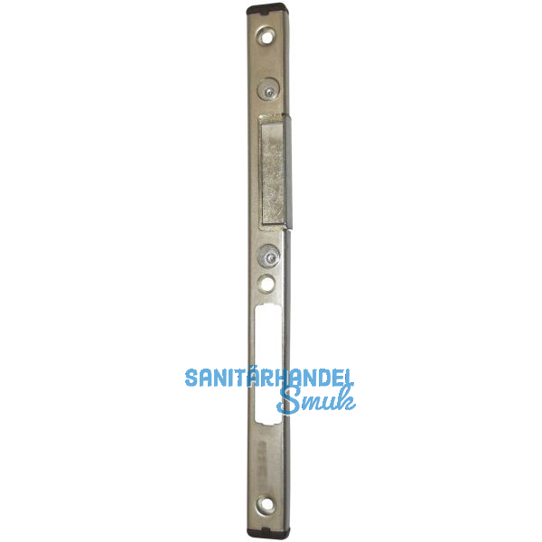 KFV Schlie�blech Falle/Riegel verstell. m. AT-St�ck, links,verzinkt silberf�rbig