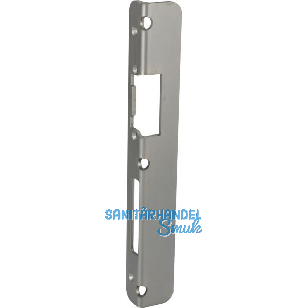 Winkelschlie�blech zu KFV AS f. Falle u. Riegel, Falz 4 mm, links, verz. silber
