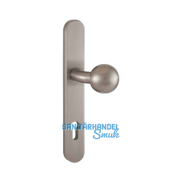 ECO Fluchtt�r-Halbgarnitur EPN 900 RR, Knopf, Langschild K160, EN 1125,Edelstahl