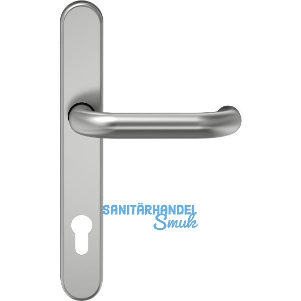 ECO Fluchtt�r-Halbgarnitur EPN 900 RR, Dr�ckerlochteil D110, EN 1125, silber