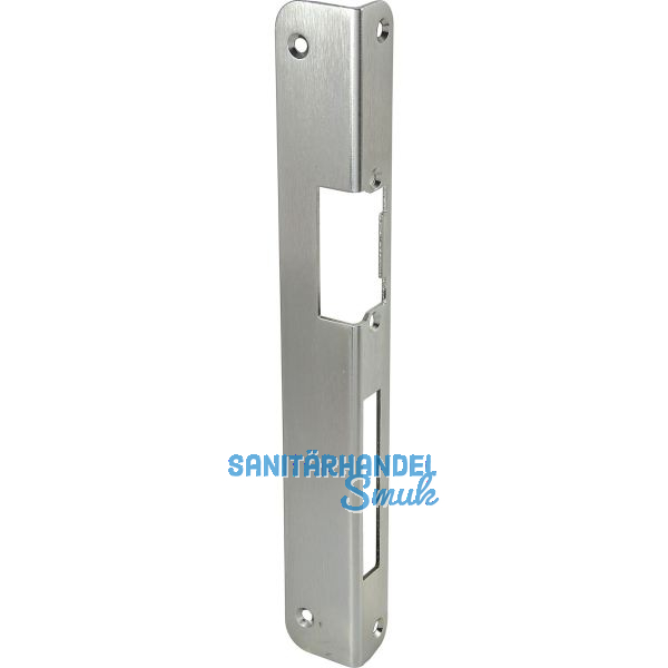 Winkelschlie�blech f. GU Secury f. E-T�r�ffner/AT-St�ck, rechts, verzinkt silber