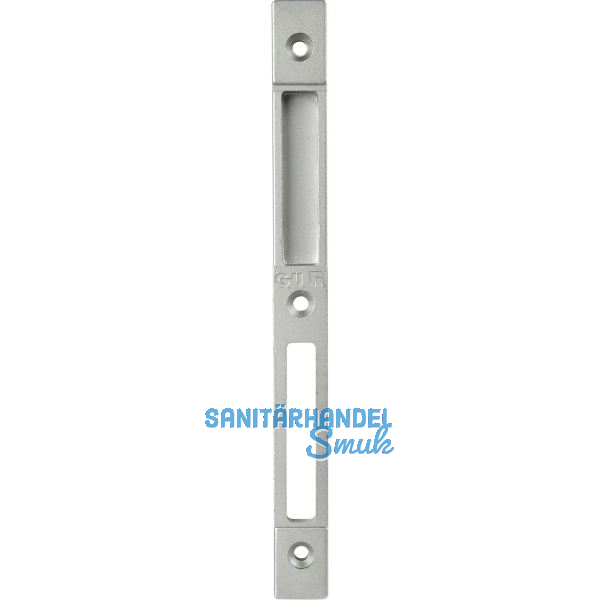 Schlie�blech GU-Secury z. Einfr�sen, Stulp 20 mm, Falz 4 mm, verzinkt silber