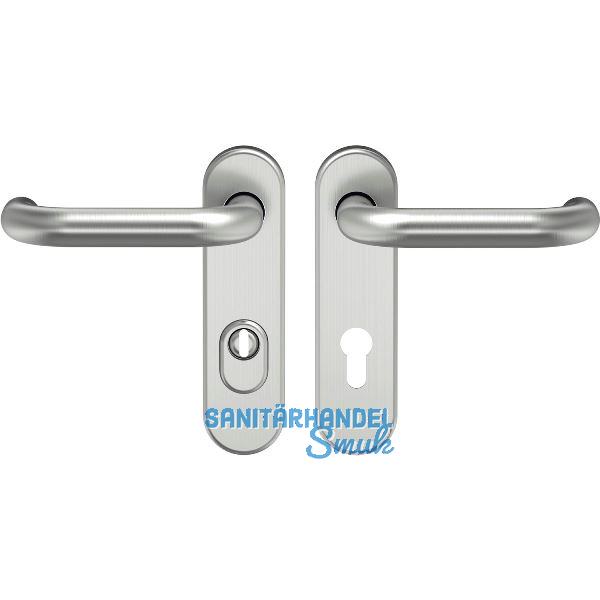 ECO Sicherheits-Dr�ckergarnitur D 110-auf Kurzschild, mit Kernziehschutz