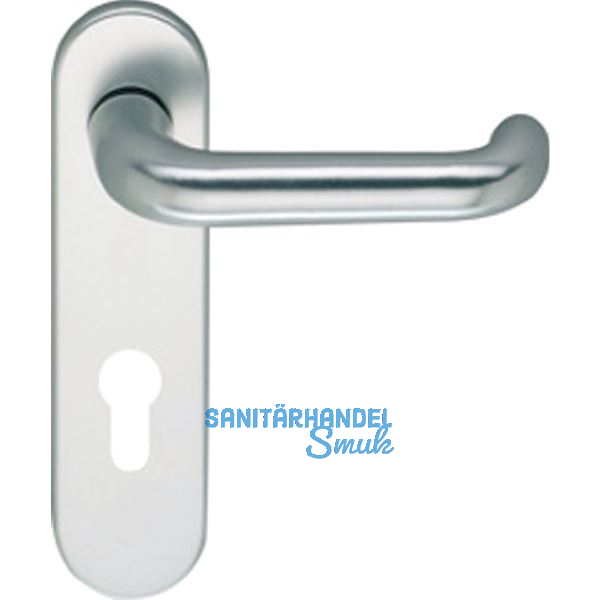 ECO Dr�ckerlochteil D110 mit Kurzschild UG, silber eloxiert