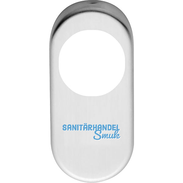 Ovalrosette RZ, 70 x 33 x 7 mm, Edelstahl rostfrei