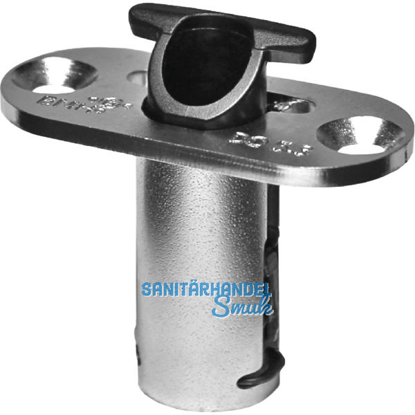 BMH Schaltschloss 1141, Stulp 54 x 20 mm rund, f. DM 65, 80,100mm,Stahl verzinkt