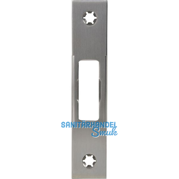 Schlie�blech f�r MFV Secury Zusatzfalle 1-flg. Flach 24 x 3 x 120, Edelstahl