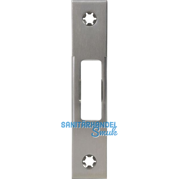 Schlie�blech f�r MFV Secury 2-flg. Flach 24 x 3 x 120 mm Zusatzfalle, Edelstahl